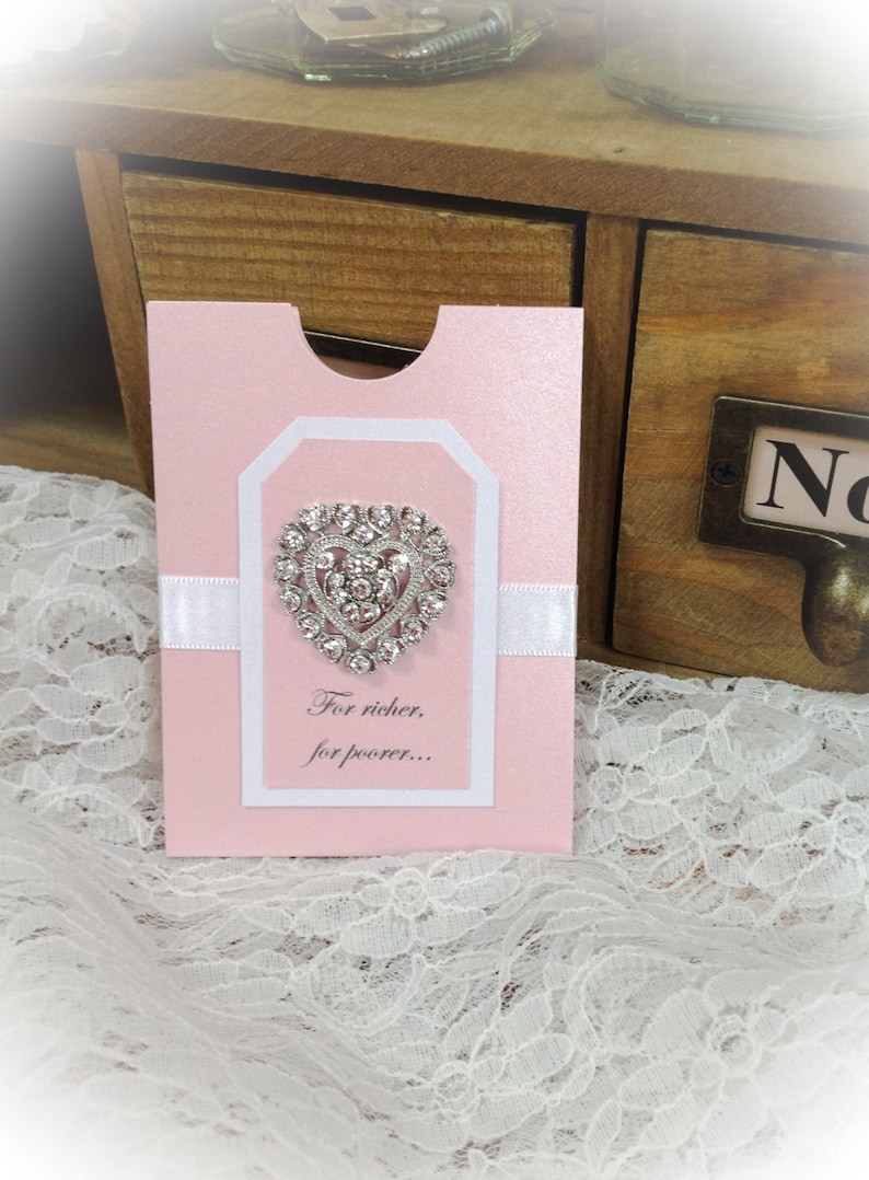 Lottery Ticket Scratchcard Holder Wedding Favour