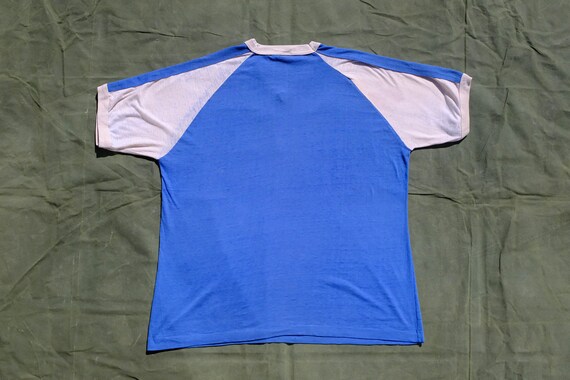 70s 80s NIKE faded threadbare baseball vneck tshi… - image 2