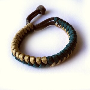 Fish Tail Paracord Bracelet, Men&#39;s Bracelet, 2 color Paracord Armband, Gift for Men