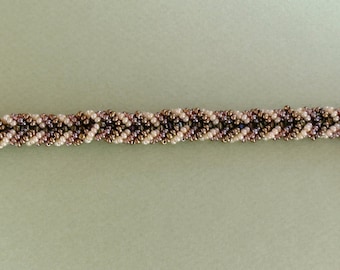 Bracelet tissé, bracelet à breloques, bracelet perlé, bracelet à breloques plaqué or