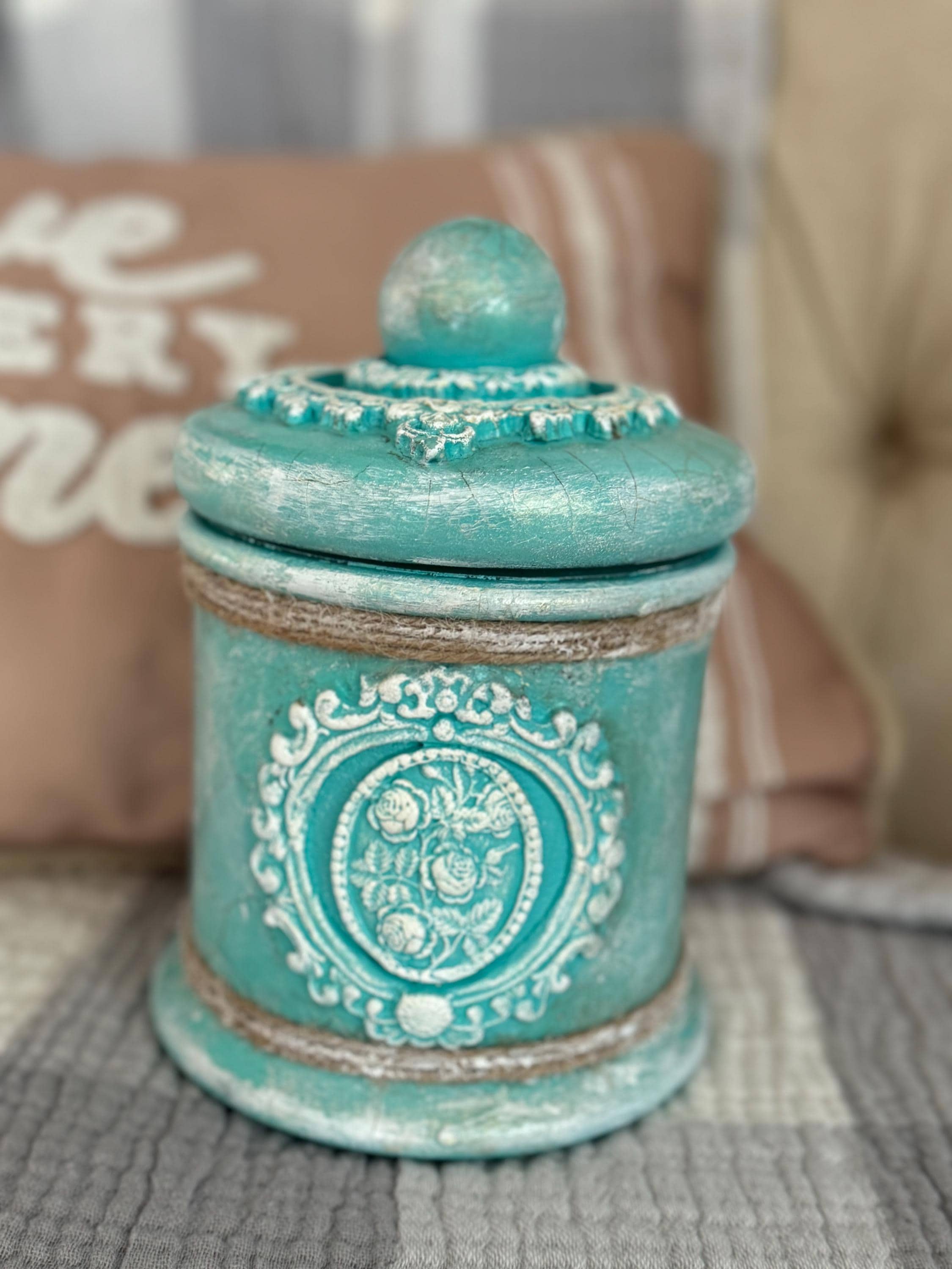 glass jar with a lid