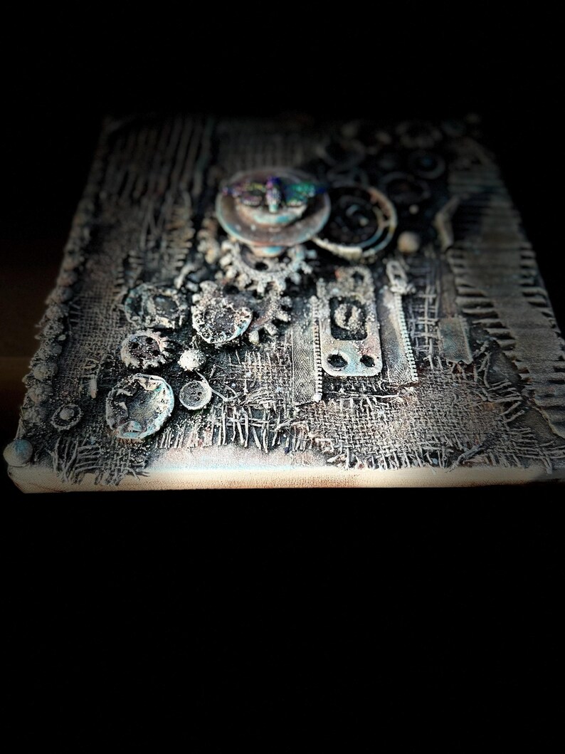 Steampunk Wall Art, Mixed Media, Industrial Art, Unique, One of the ...