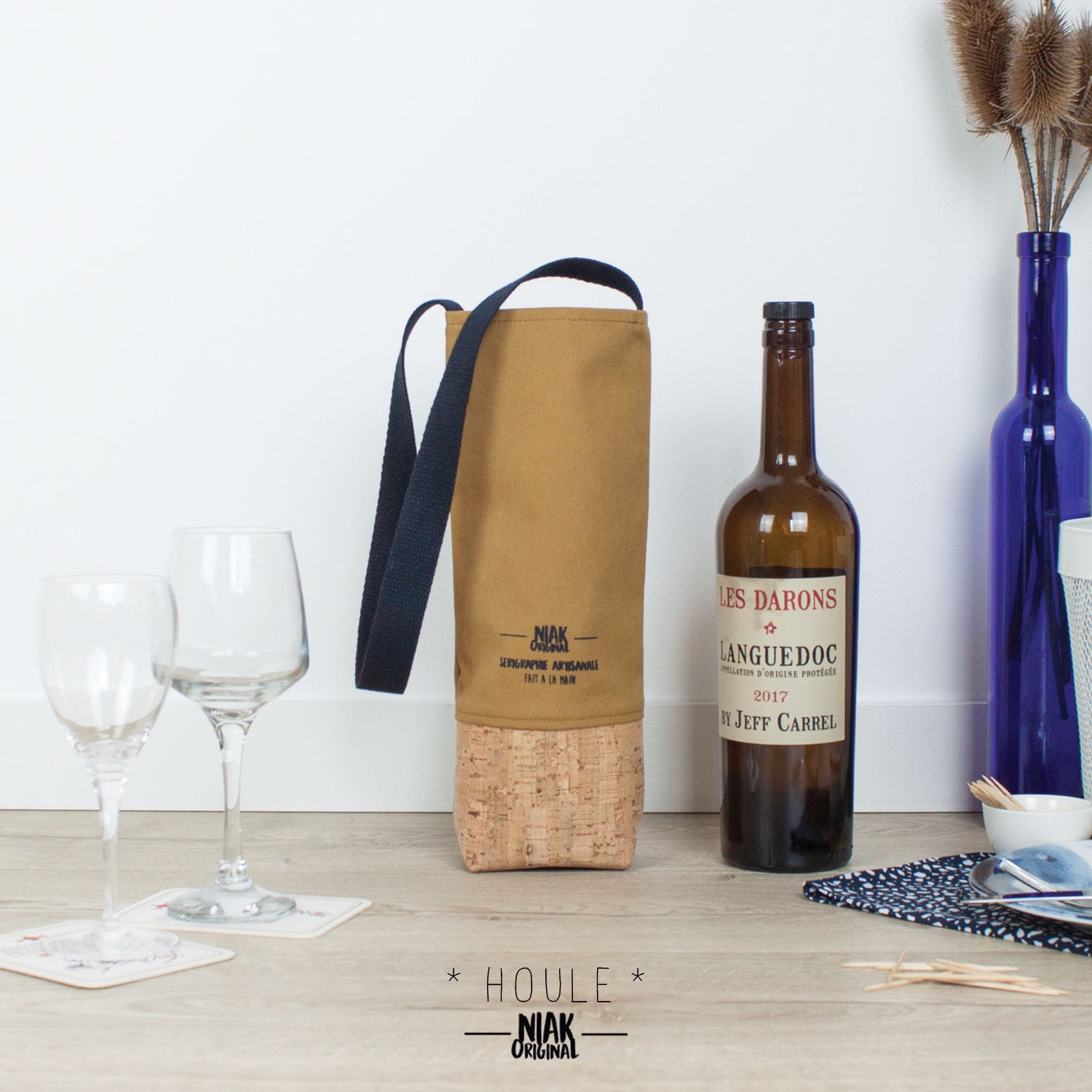 12 Pièces Sacs à Cadeaux Vin, Sac de Bouteilles de Noël, Sac Cadeau