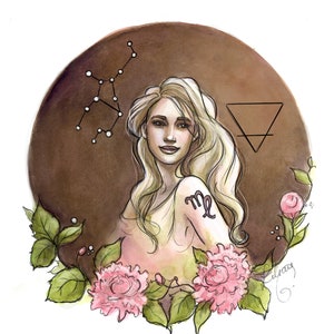 Virgo Vierge  (print)