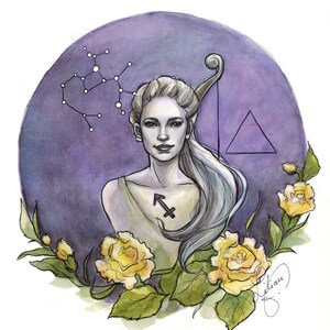 Sagittarius Sagittaire (print)