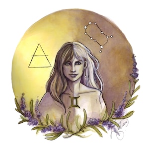 Gemini Gemeaux (print)