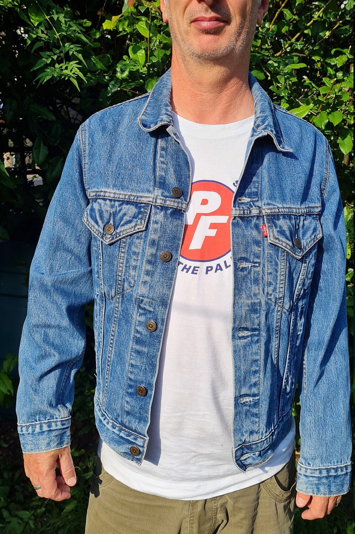Vintage Levis Denim Truckers Jacket/mens Levis Red Tab Denim Vintage Levis Denim Truckers Jacket/mens Levis Red Tab Denim