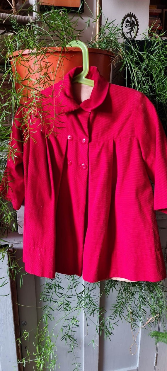 vintage childs swing coat Gem