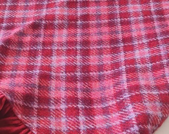 Fab Vintage 12 -13 year old Child's Woolen Plaid Skirt Jigsaw Junior Made in the UK 25 ins W