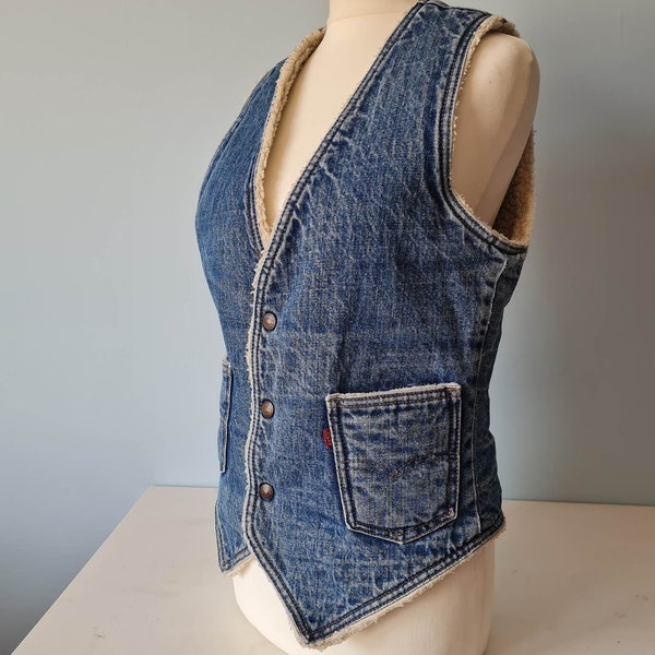 Denim Waistcoat Etsy UK