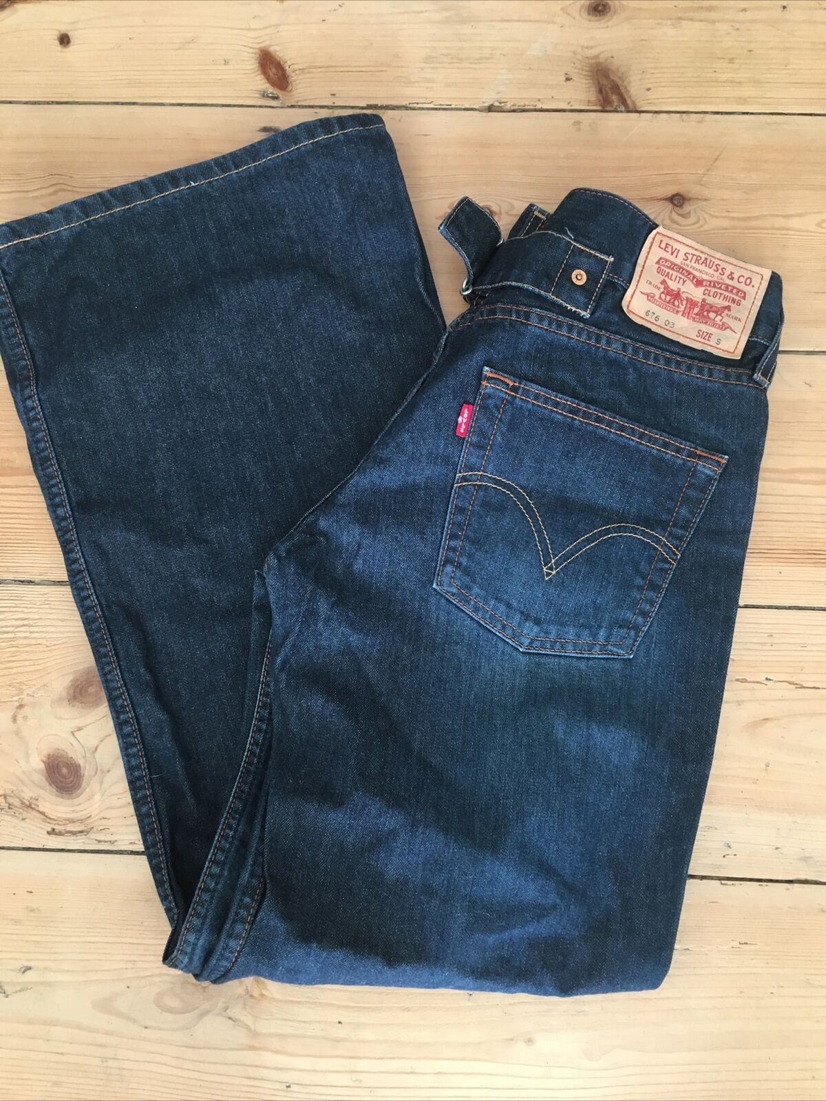 Levi's denim 566 usa製 00s Levi'sリーバイス 566 STA-PRESTスタプレ センタープレス