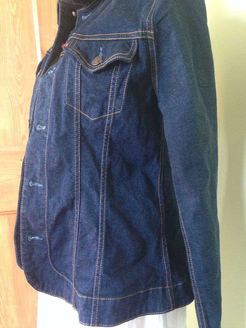 levi's indigo denim jacket