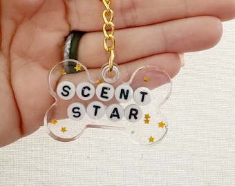 Keychain | Scent Star | Resin Dog Tags | scent work | Pet Accessories | Collar Charms | Key Chain | Pet Tags | Dog Training