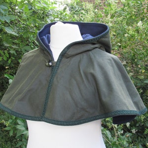 Waxed Cotton Hood and Mantle image 1