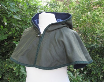 Waxed Cotton Hood and Mantle