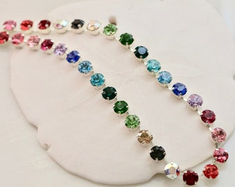 Swarovski Crystal Rainbow Necklace