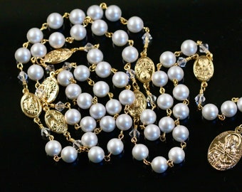 Seven Sorrows of Mary Chaplet in Gold