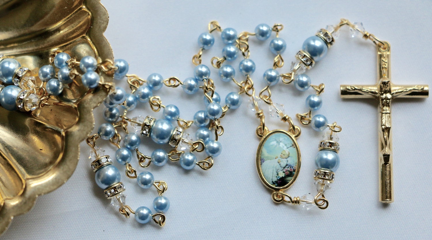 Baby rosary on sale baptism
