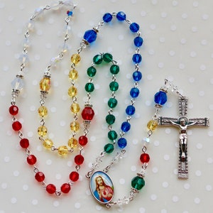 Catholic Swarovski World Mission Rosary by Archbishop Fulton Sheen