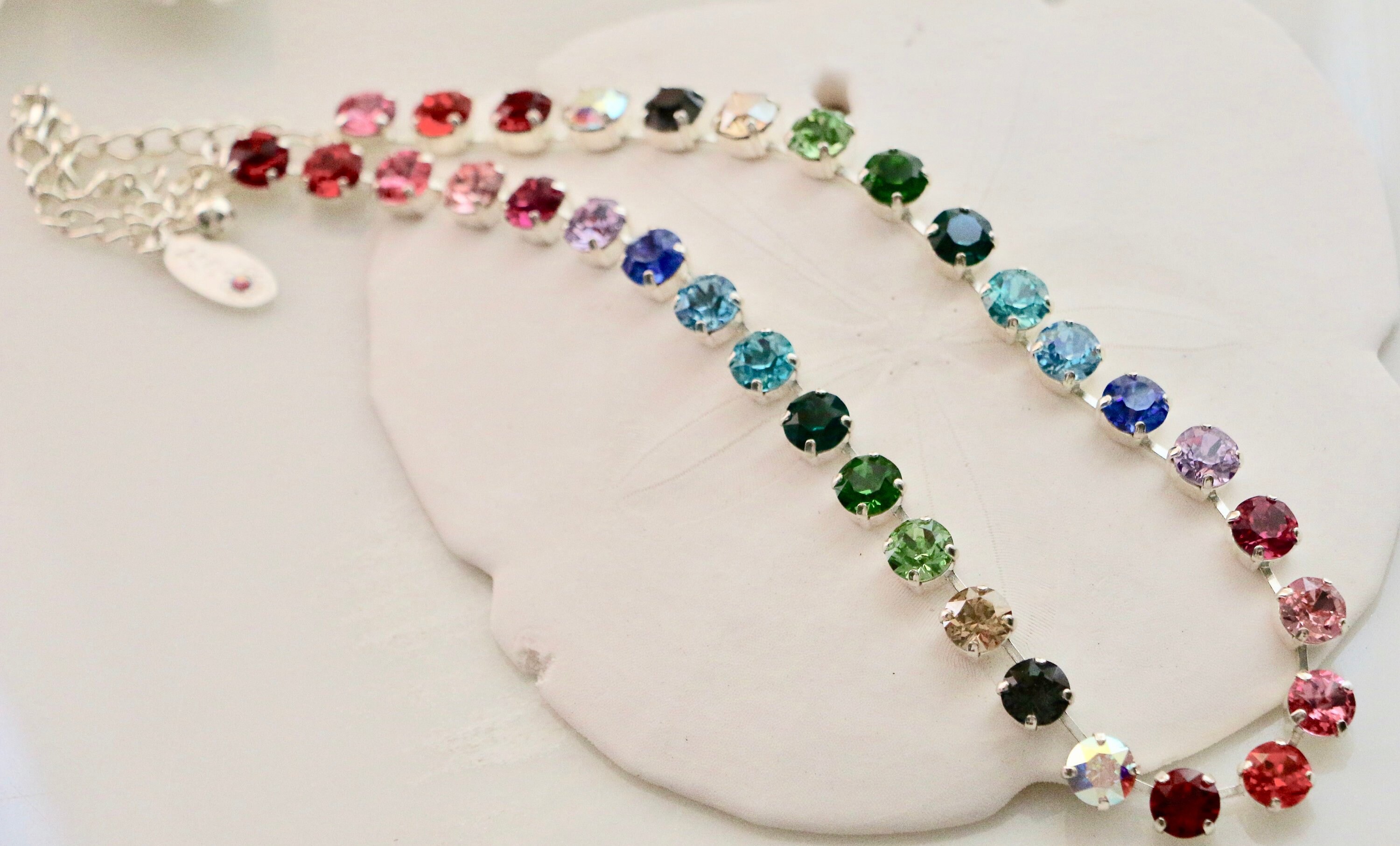 Swarovski Crystal Rainbow Necklace