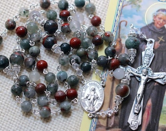 Catholic African Bloodstone Rosary