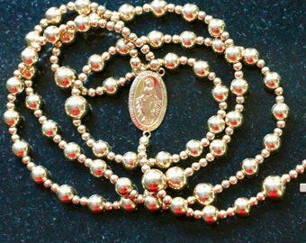 14k Gold Filled Catholic Rosary