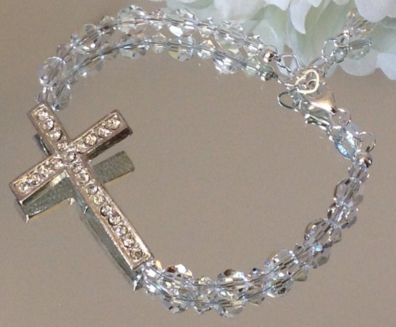 Cross bracelet deals swarovski
