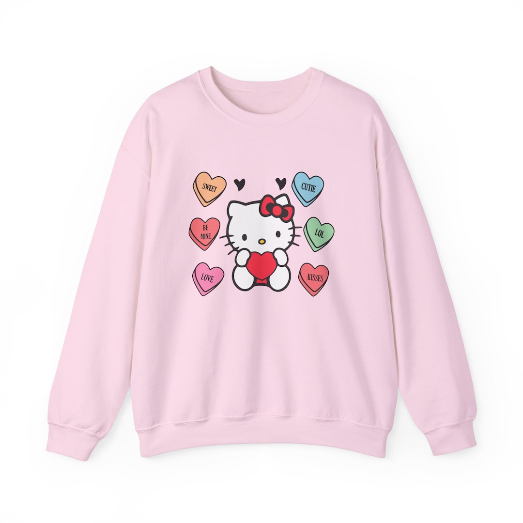 Hello Kitty Valentine Kuromi My Melody Sweater Hello Kitty Love ...