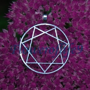 Septagram pendant (Star of Babalon) - Stainless Steel