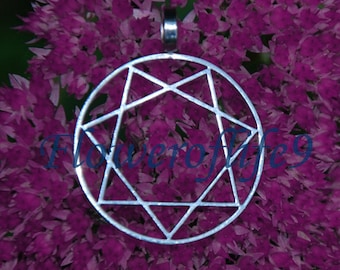 Septagram pendant (Star of Babalon) - Stainless Steel