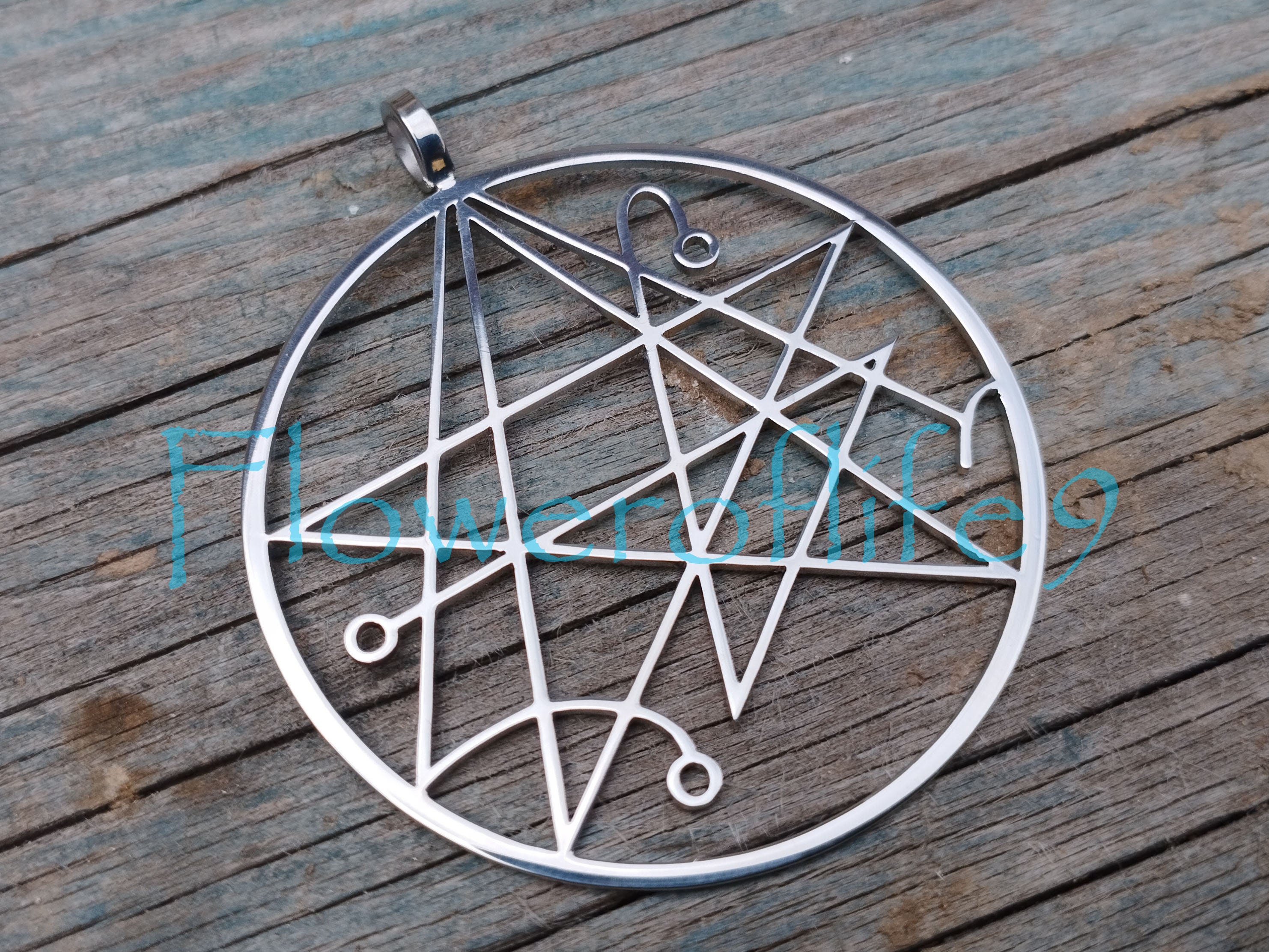 Necronomicon pendant - Stainless Steel