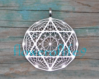 Dodecahedron & Star of David - Stainless Steel