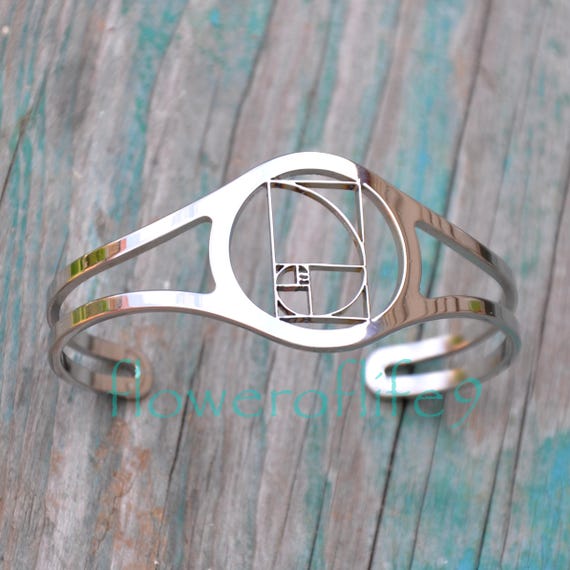 Fibonacci Golden Ratio Bracelet - Stainless Steel - Etsy