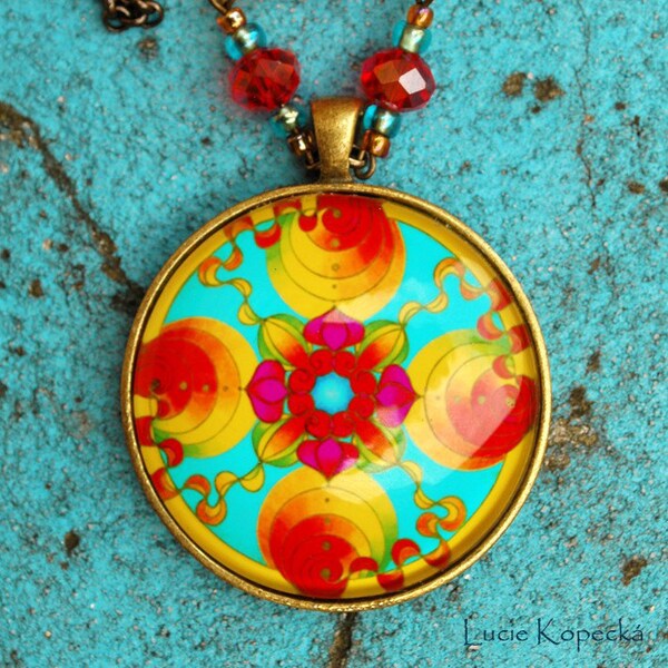 Le pendentif mandala Abondance