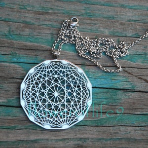 Dodecahedron pendant - Stainless Steel