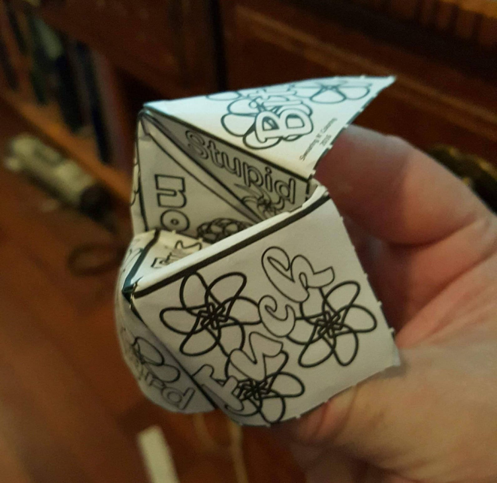 Sweary Chatterboxfortune Teller Gameinstant Digital Etsy