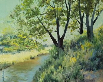 Standing Raven Trail Painting Etsy