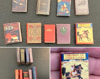 Fairy Tale Children Stories bedtime story miniature 1/12 scale books