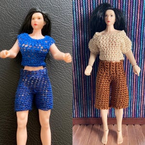 Fits PHICEN 1:12 scale shorts pants slacks clothes