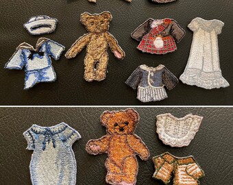 Miniature Teddy Bear 1:12 Scale with clothes