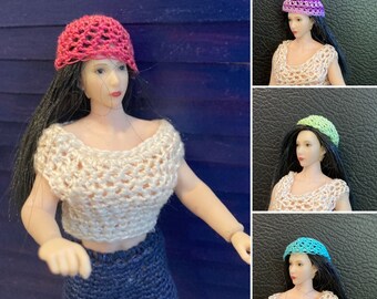 PHICEN 1:12 scale cap hats clothes