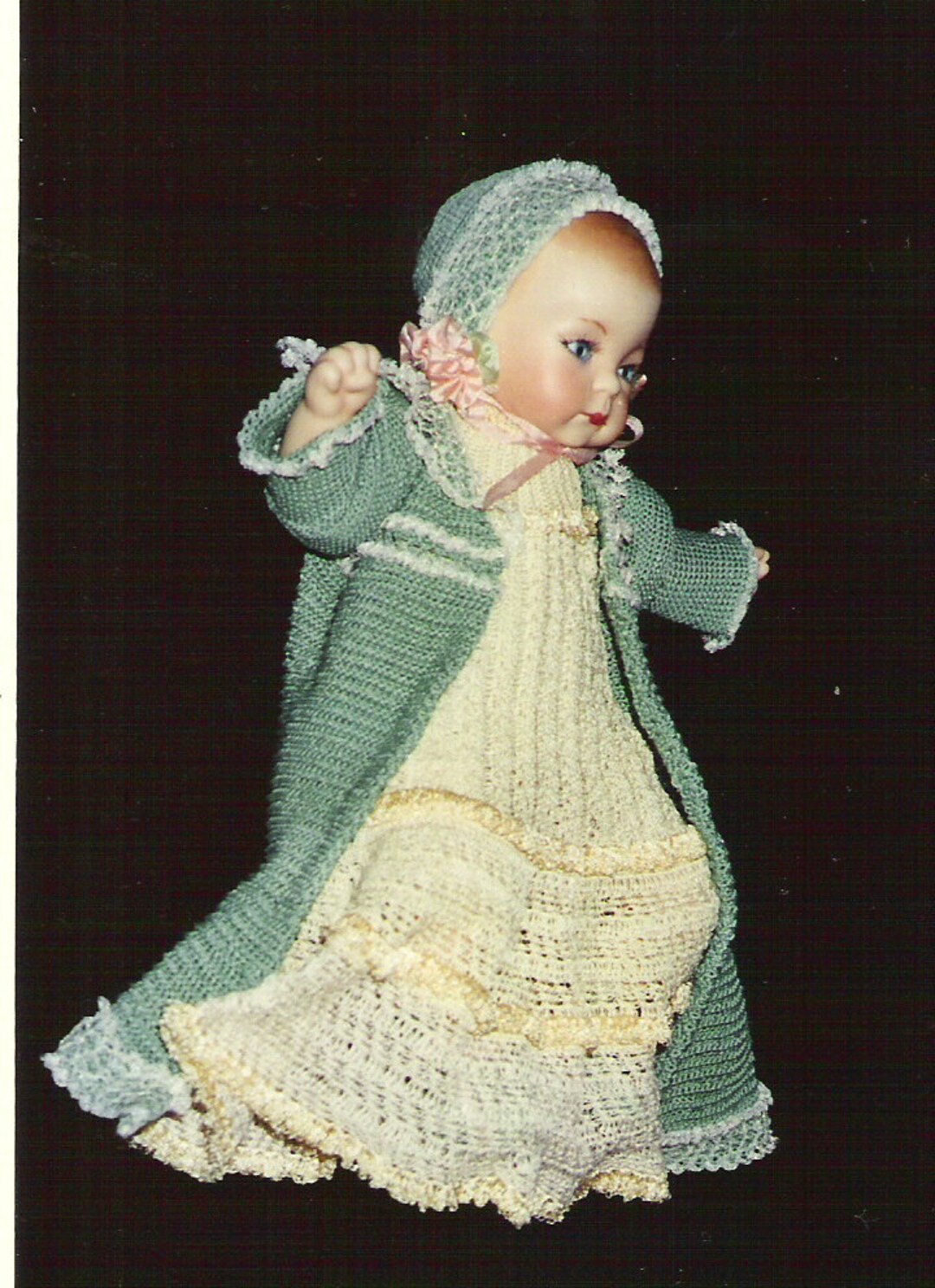 PDF File 130 Baby Doll Crochet Dress Coat Hat Pattern Etsy
