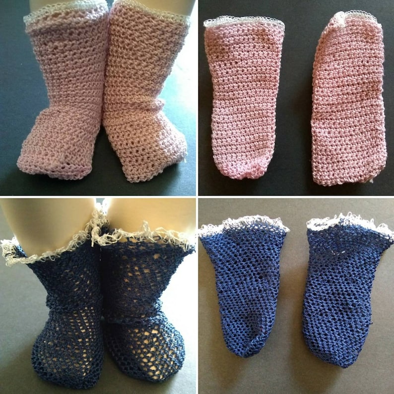 PDF File 118 Ankle Doll Socks crochet pattern Etsy