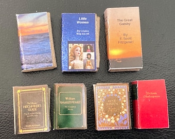 Classic Stories miniature 1/12 scale story books