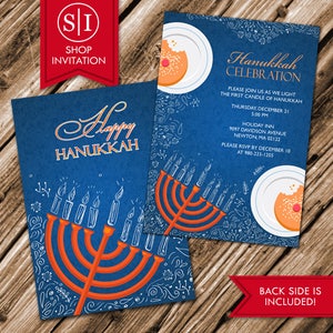 Invito alle festività ebraiche di Hanukkah (SOLO DIGITALE)