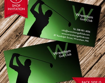 Golf Course Golfing Business Card (DIGITAL ONLY)