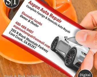 de visite pour réparation automobile et vente de voitures | Conception esthétique, mécanique, assurance et concession | Téléchargement numérique