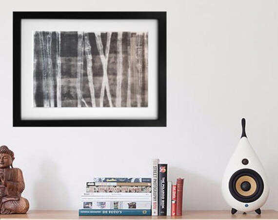 X-Ray Trees Monotype Print 1/1 Jessica Chapman