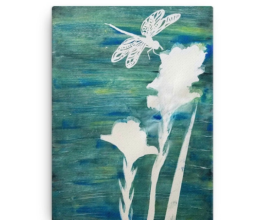 Dragon Fly Canvas Reproduction
