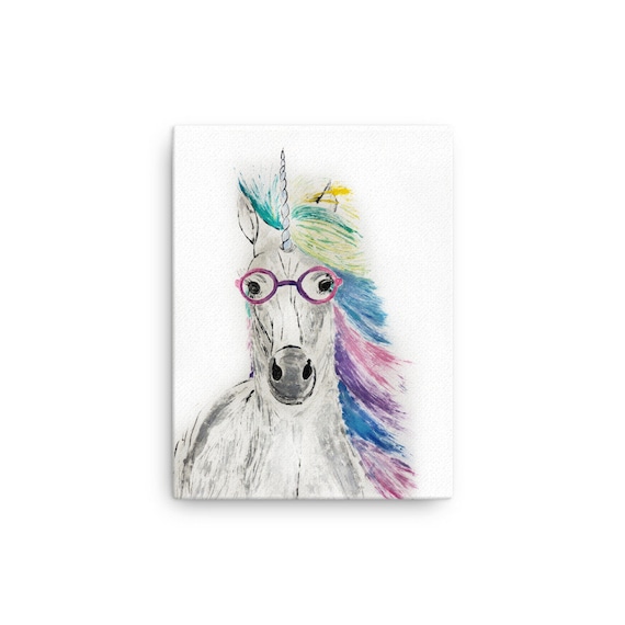 Unicorn Stretched Canvas